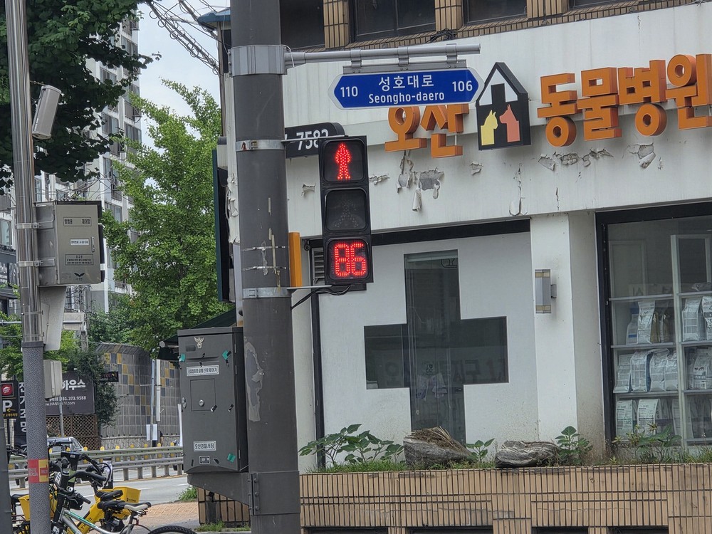 오산시, ‘보행신호등 적색 잔여시간 표시기’ 시범 설치 완료… 보행자 안전 강화