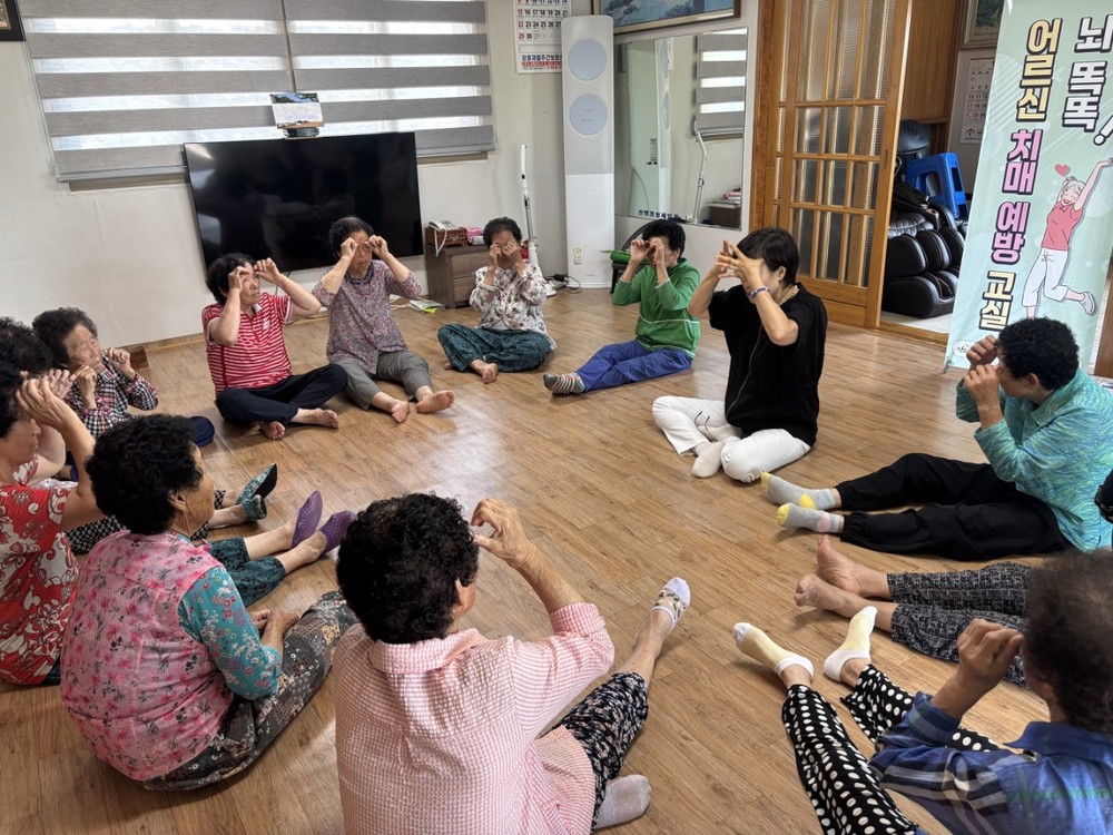 장흥 안양면, “뇌 똑똑! 어르신 치매예방 교실” 성황
