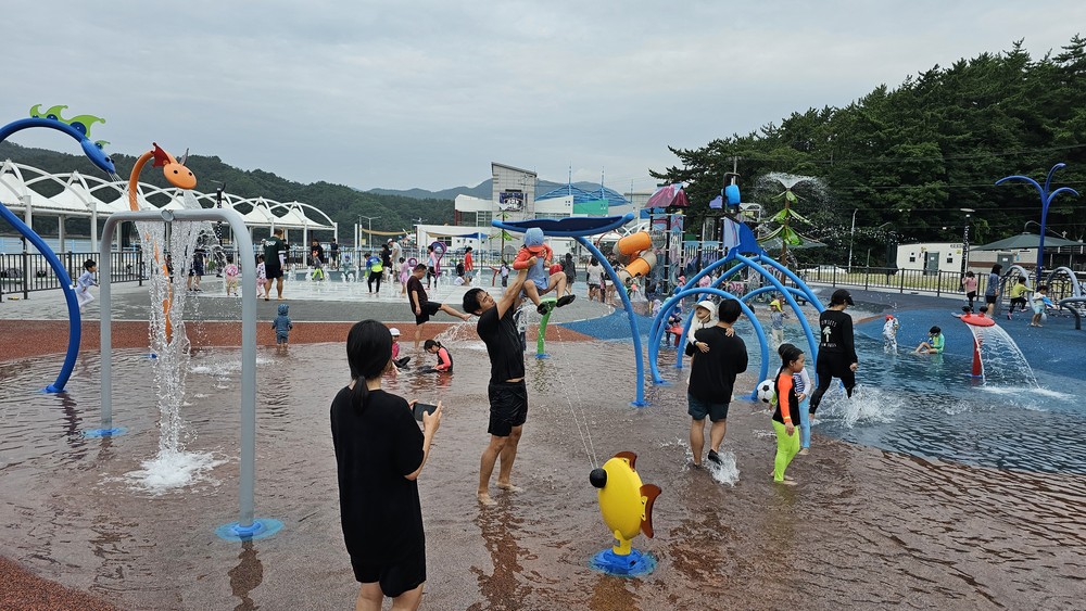 고성군, 남포항 어린이 물놀이터 7. 11.(금) 개장!