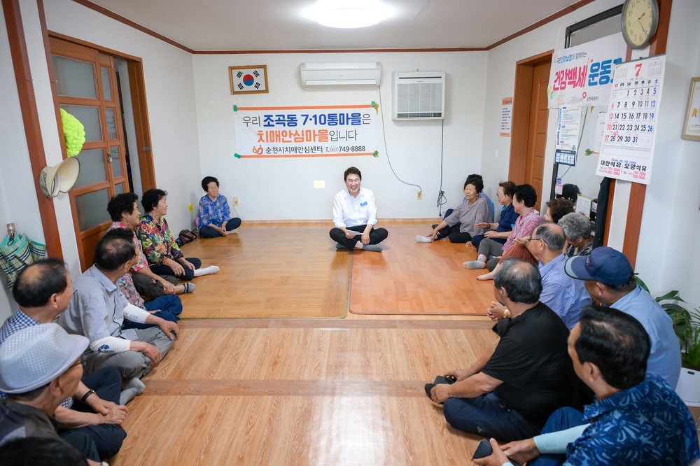 순천시, 폭염 대비 현장 점검 나서...시민 안전 총력 대응
