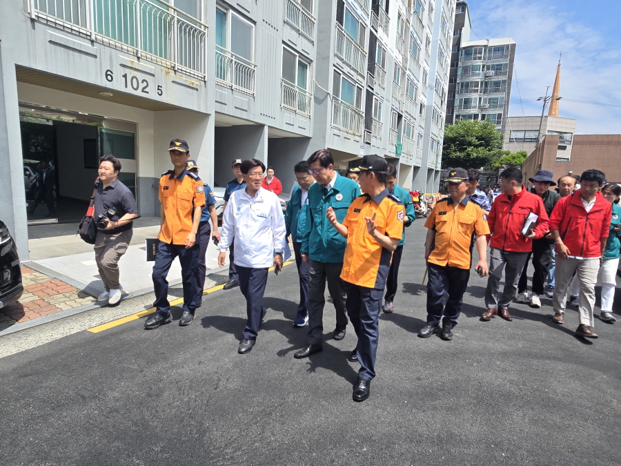 정종복 기장군수, 화재사고에 적극적 대응 지시