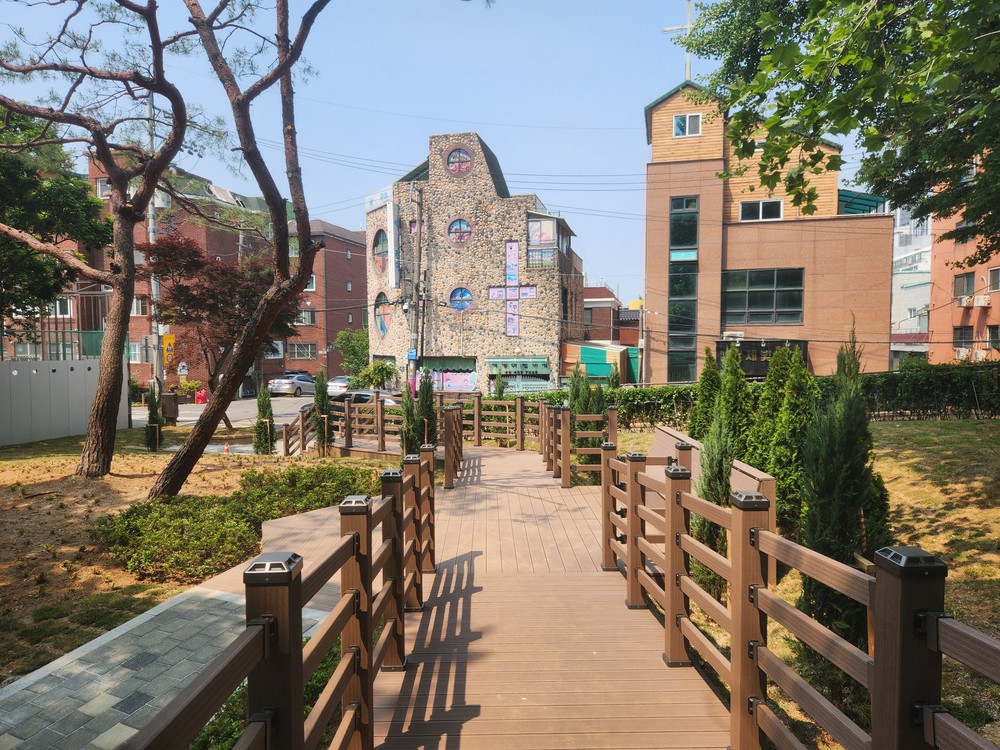 남동구, 구월어린이공원 환경개선…방치된 녹지에 휴게 쉼터 조성