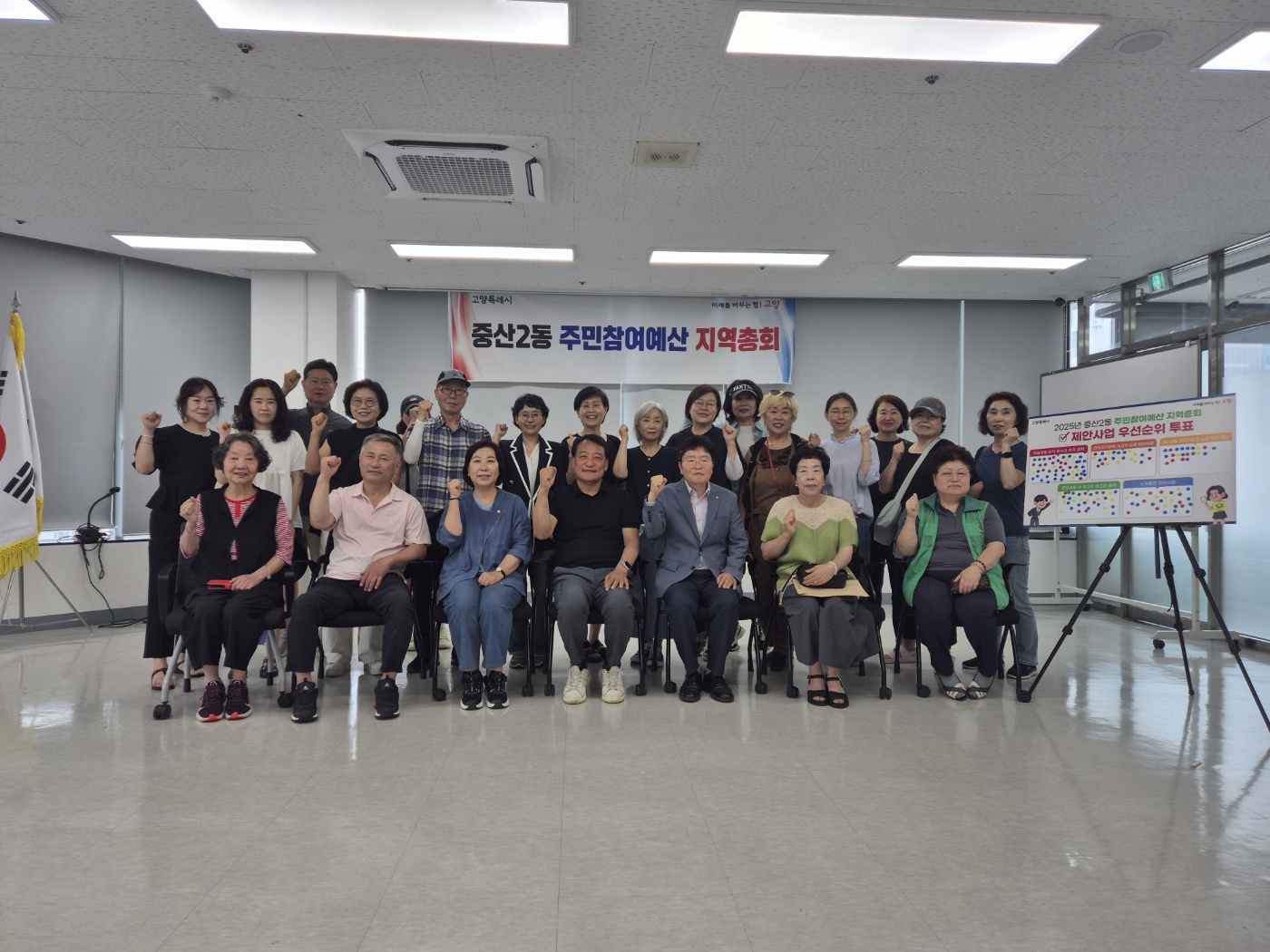 고양시 중산2동, 2025년 주민참여예산 지역총회 개최