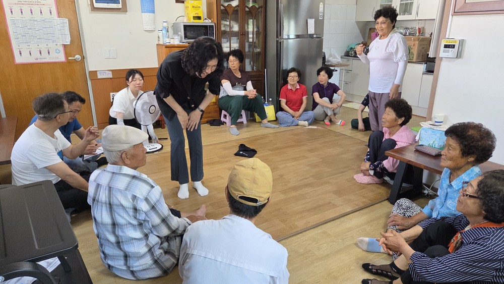 미조면, 폭염 대비 무더위 쉼터 및 경로당 점검