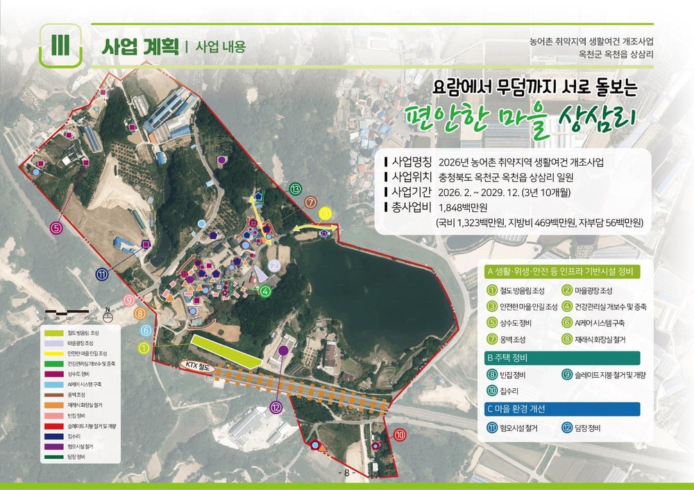 옥천군, 취약지역 생활여건 개조사업 전국 유일 2개소 선정 - 국비 28억 원 확보