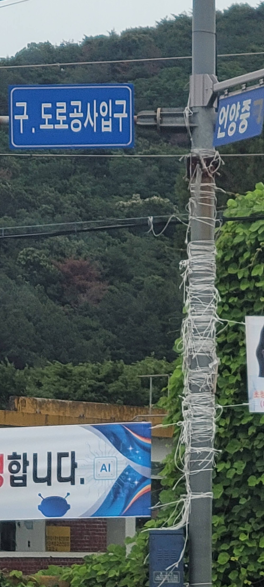 울주군, 불법현수막 잔재물 전수조사·정비 실시