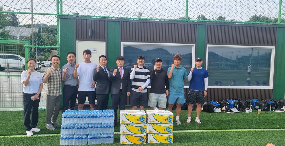 JCI 하동청년회의소, 하계 전지훈련 선수단 격려
