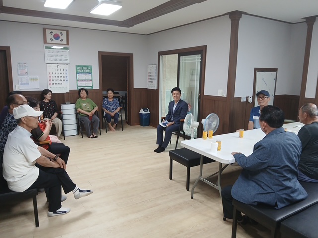 파주시 법원읍 정구생 신임 읍장, 관내 경로당 23곳 순회 방문