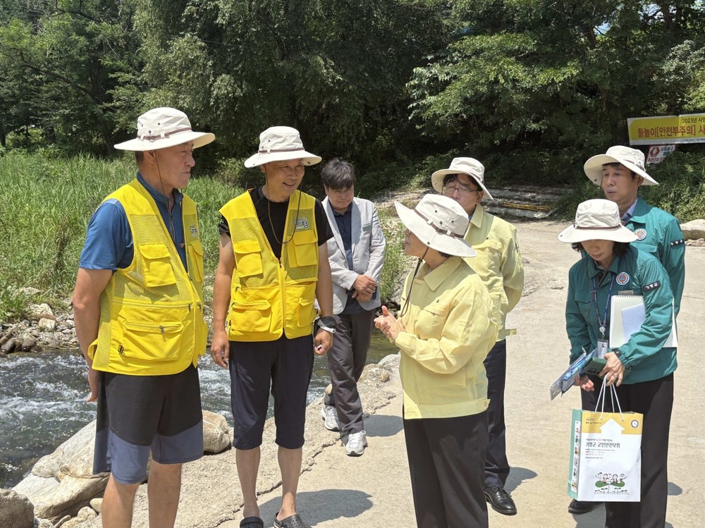 가평군, 폭염에 물놀이 현장 안전점검 강화