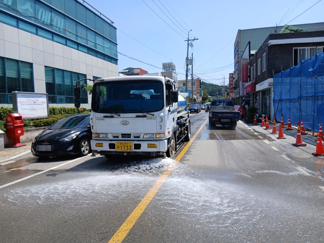 고흥군, 여름철 폭염 대응 살수차 운영 등 총력