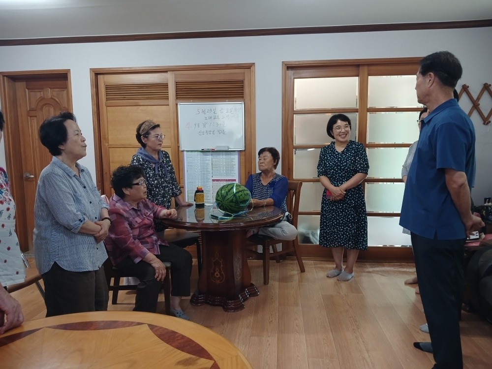 양산시 양주동, 폭염대비 경로당 현장점검