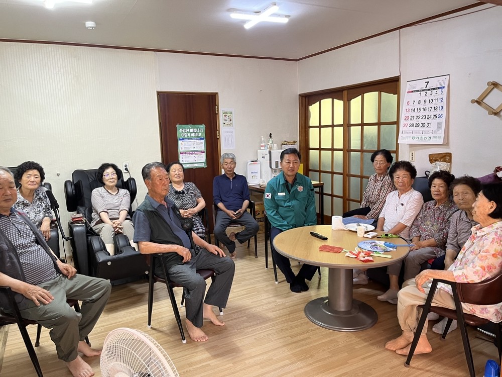 와촌면, 폭염대비 취약계층 및 경로당 어르신 안전 체크