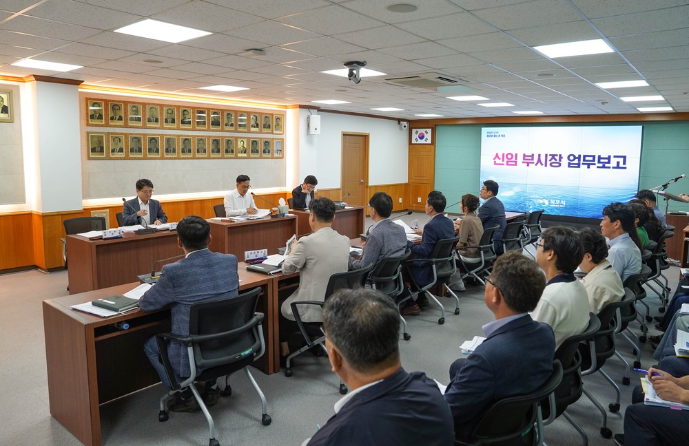 목포시 조석훈 부시장, 시장 권한대행 체제 속 시정 챙기기 박차