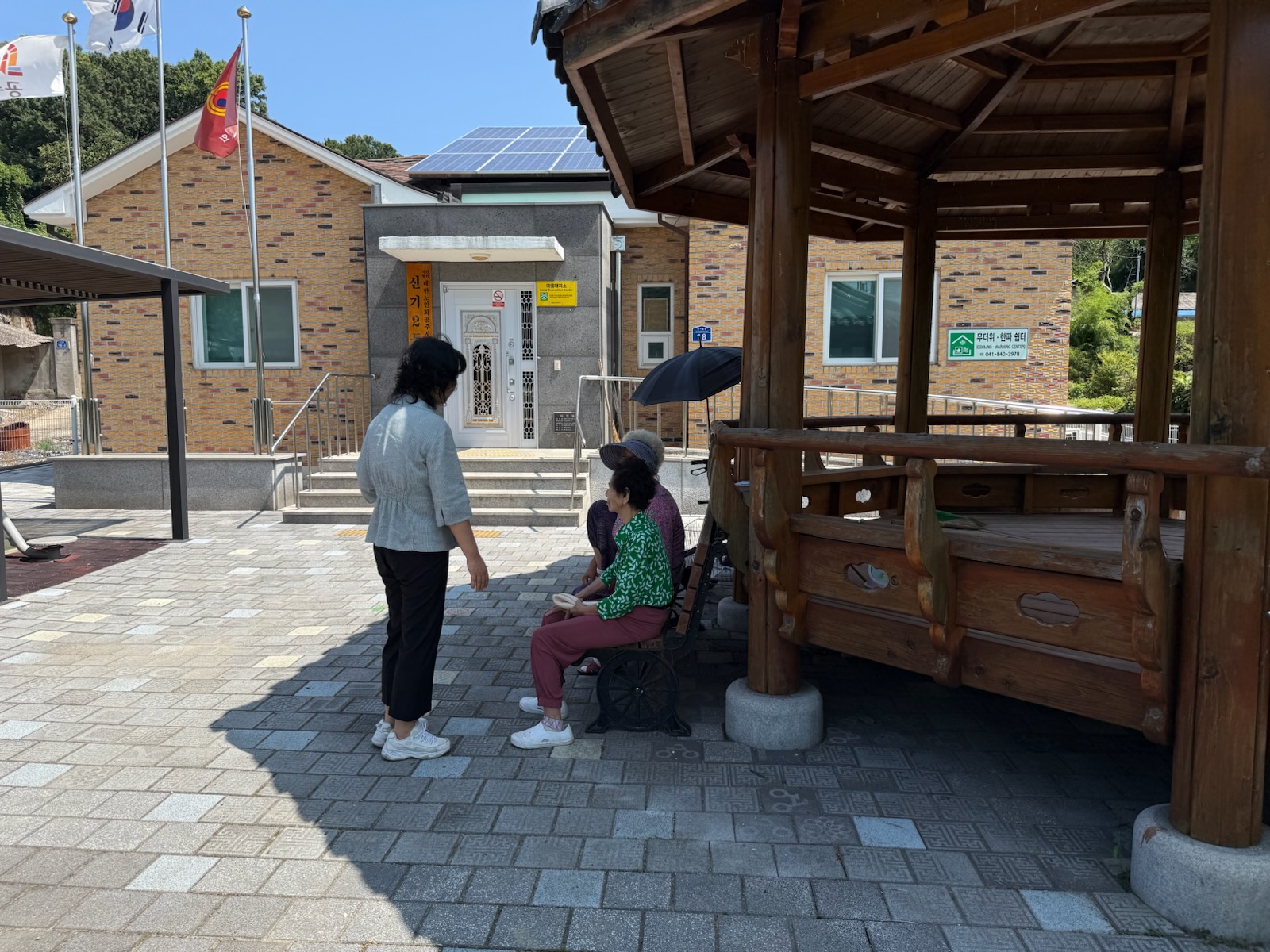 공주시 옥룡동, 폭염 대비 경로당 방문 및 냉방시설 점검