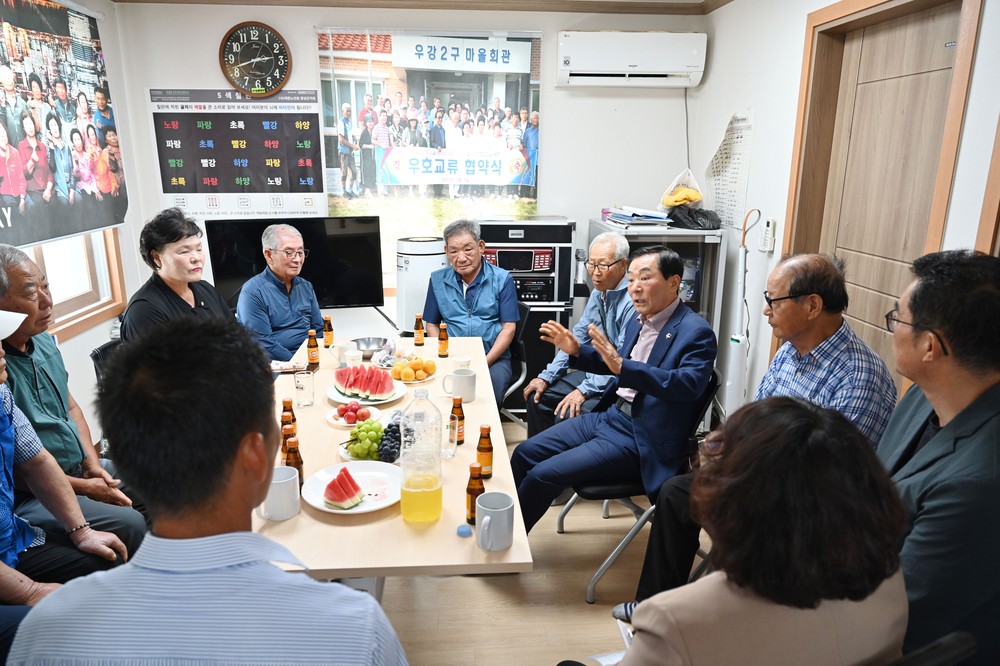 성낙인 창녕군수, 폭염·폭우 대비 무더위쉼터․산사태 취약지 직접 점검