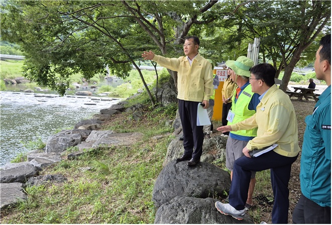 이진관 임실 부군수, 물놀이 안전사고 예방 현장 행정