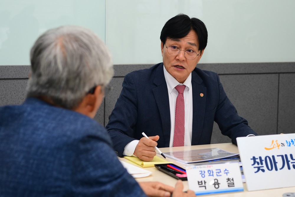 박용철 강화군수, “강화 바다 안전… 군민과 함께 지켜내겠다”