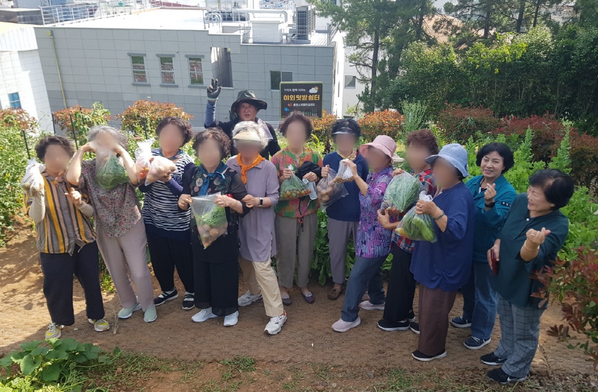 통영시, 치매안심센터 쉼터‘치매치유 텃밭’운영