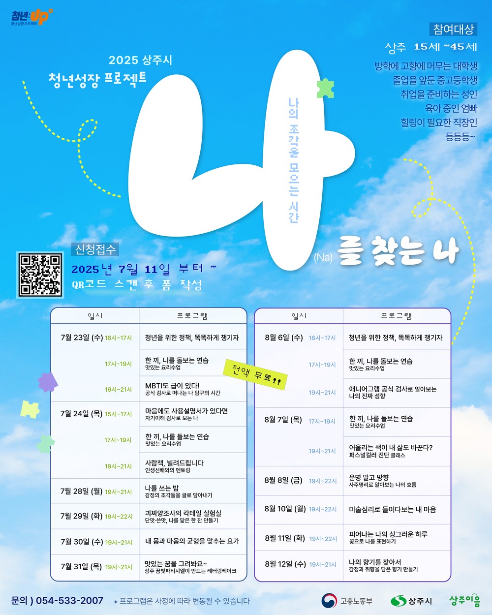 “청년이 묻습니다, 나는 누구인가요?” 상주에서 답을 찾다