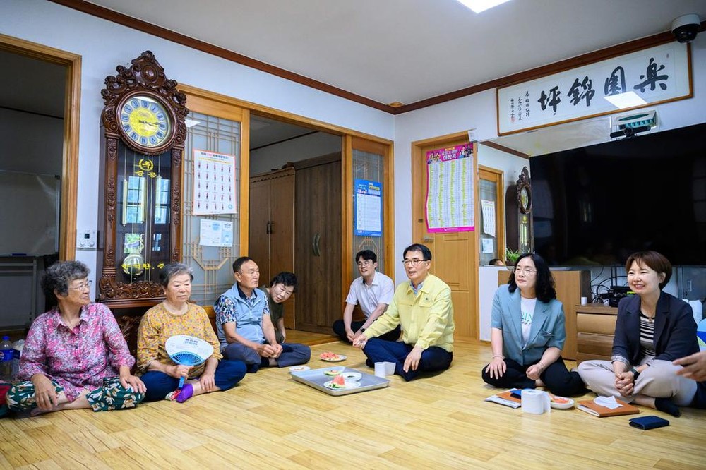 남해군, 혹서기 무더위쉼터 현장 방문