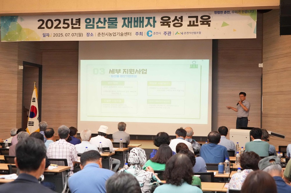 춘천 임업 르네상스…‘산림 기반 도시전환’ 시동