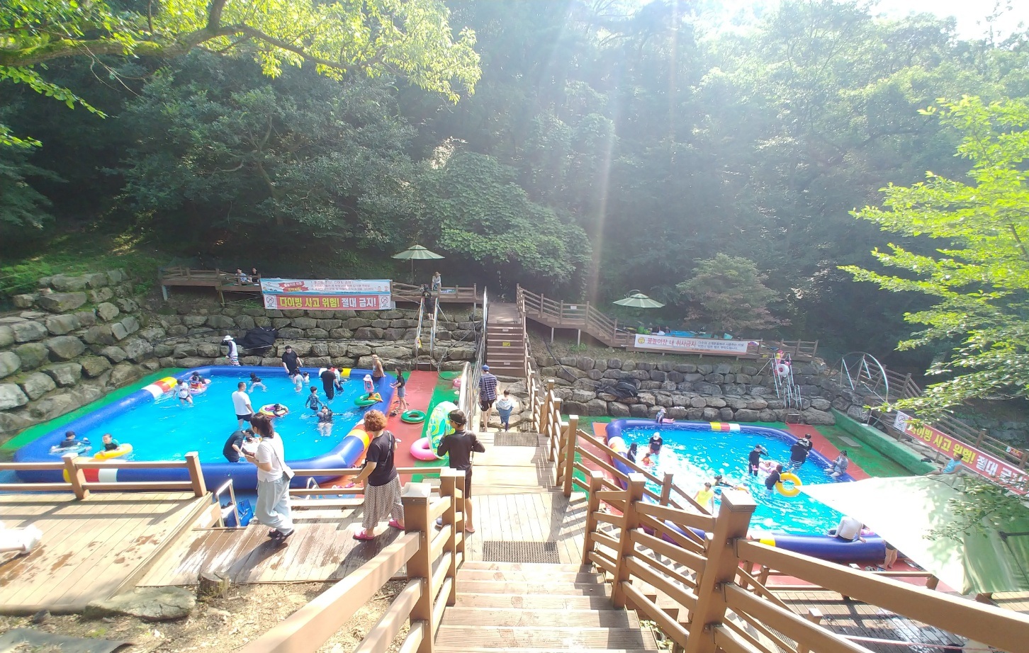 여름철 자연 속 힐링 공간, 옥성자연휴양림 숲속 물놀이장 개장