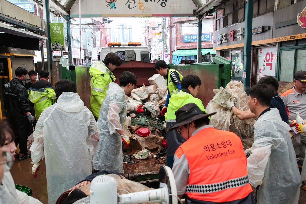 기록적 호우에 당진시 긴급 대응 총력… 공공·사유시설 피해 신속 복구 추진