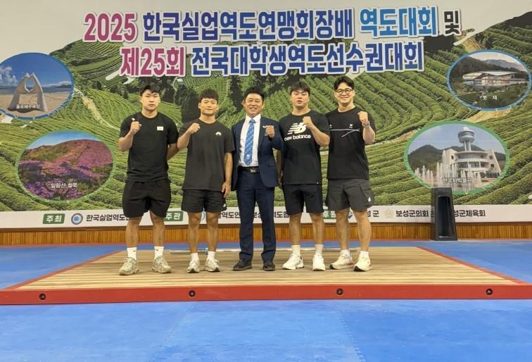 진안군청 역도선수단, 2025 한국실업역도연맹회장배 다수부문 입상