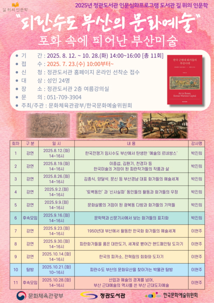 기장군, 문체부 공모사업 ‘2025년 길 위의 인문학’ 프로그램 본격 추진