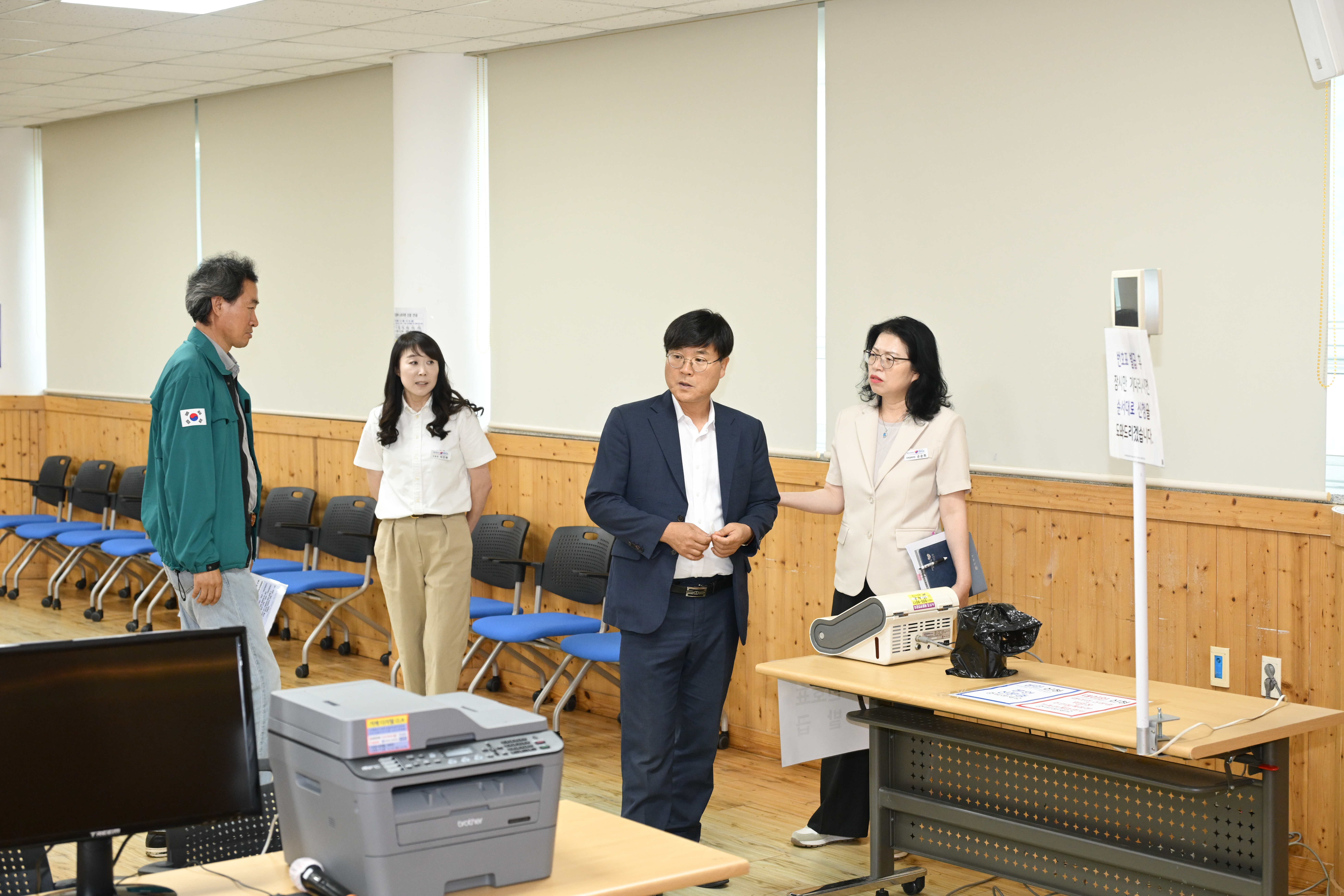 변광용 거제시장, 「민생회복 소비쿠폰」 현장접수처 사전점검 실시
