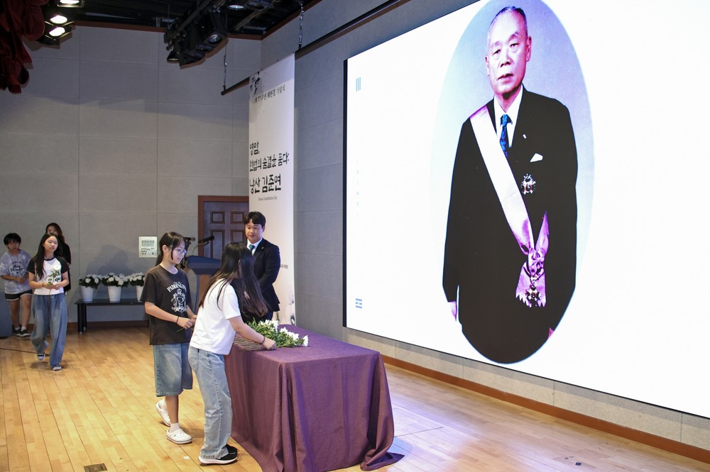 영암초 학생들, 제헌헌법 기초 김준연 선생과 AI로 만나