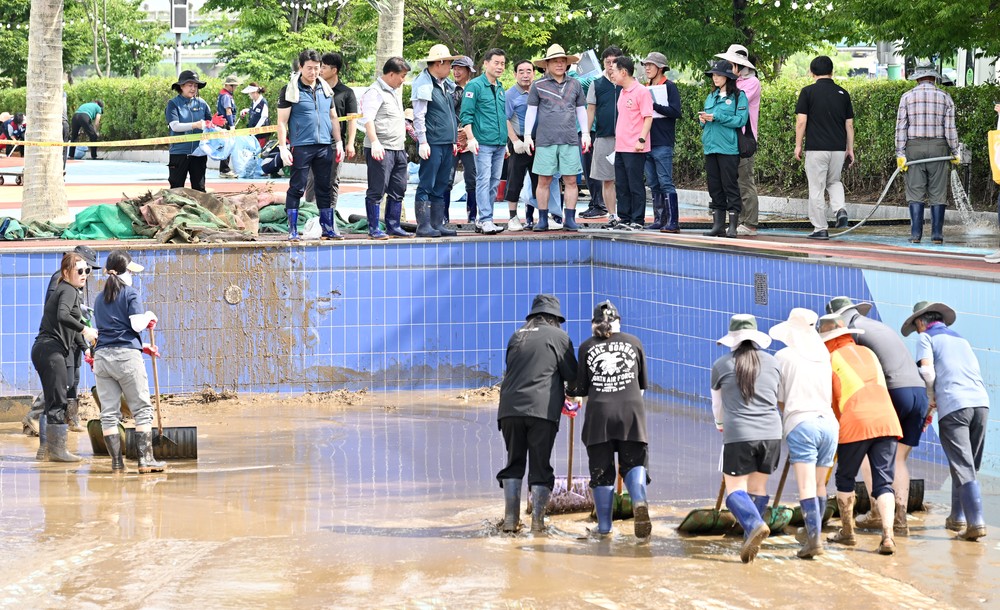 울산 중구, 집중호우 피해 신속 복구