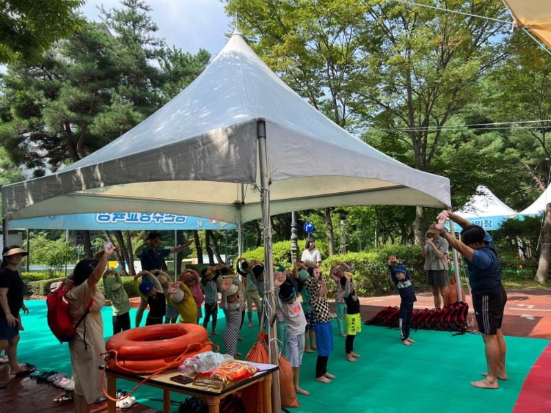 송파구, 해양경찰에게 생존수영 직접 배워요!