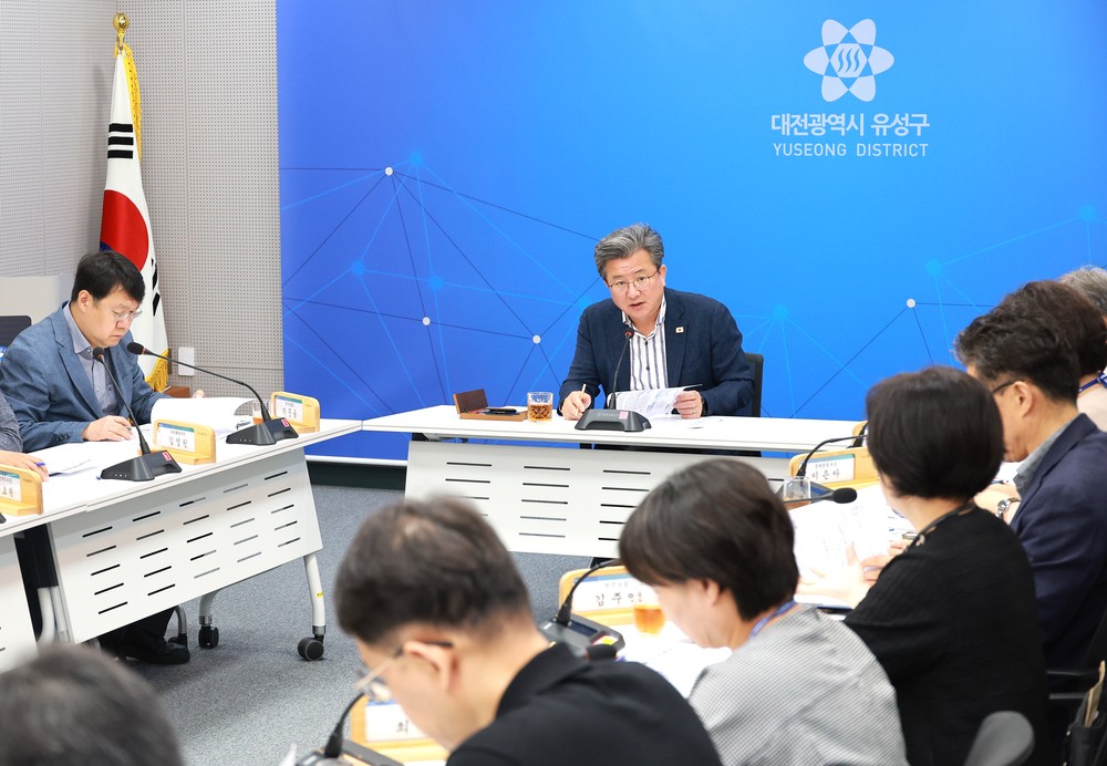 정용래 유성구청장 “민생회복 소비쿠폰 지급 만전”