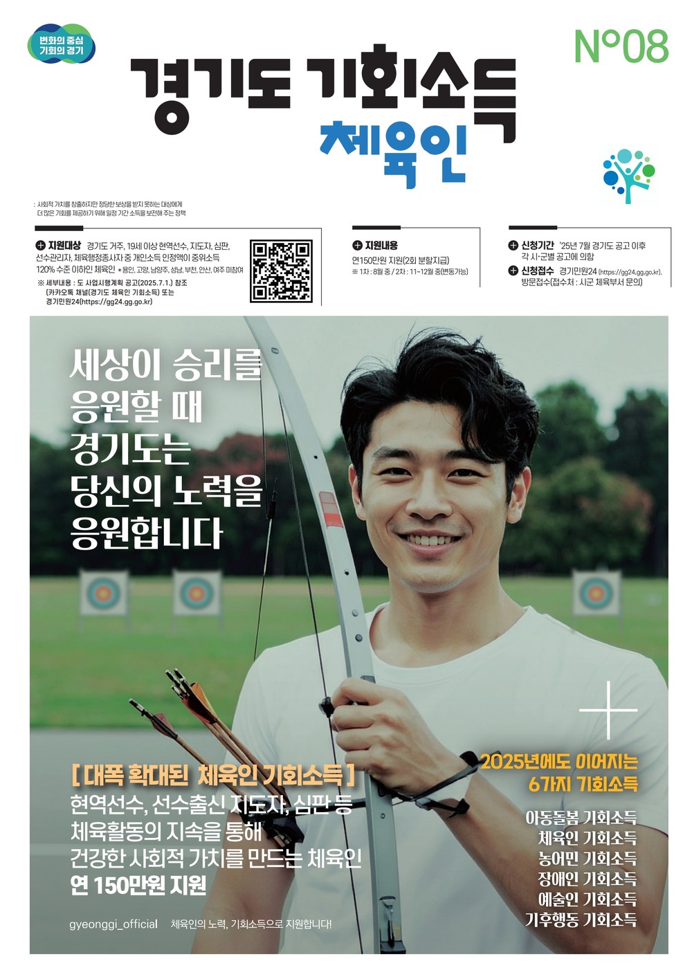 김포시 ‘체육인 기회소득’ 신청, 9월 12일까지 접수