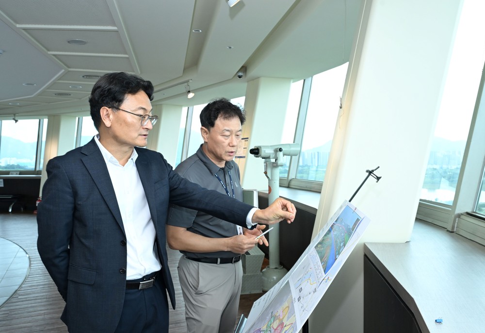 엄진섭 구리시 부시장, 주요 시설 및 사업장 현장 방문