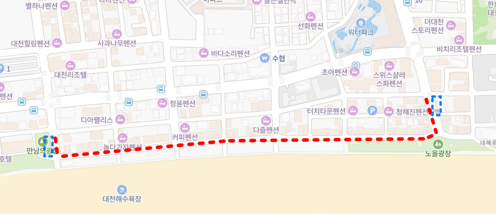 보령시, 대천해수욕장 관광객 안전 위한 ‘차 없는 거리’ 운영