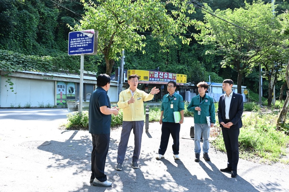 대전 중구, 산사태취약지역 및 무더위쉼터 현장점검 실시