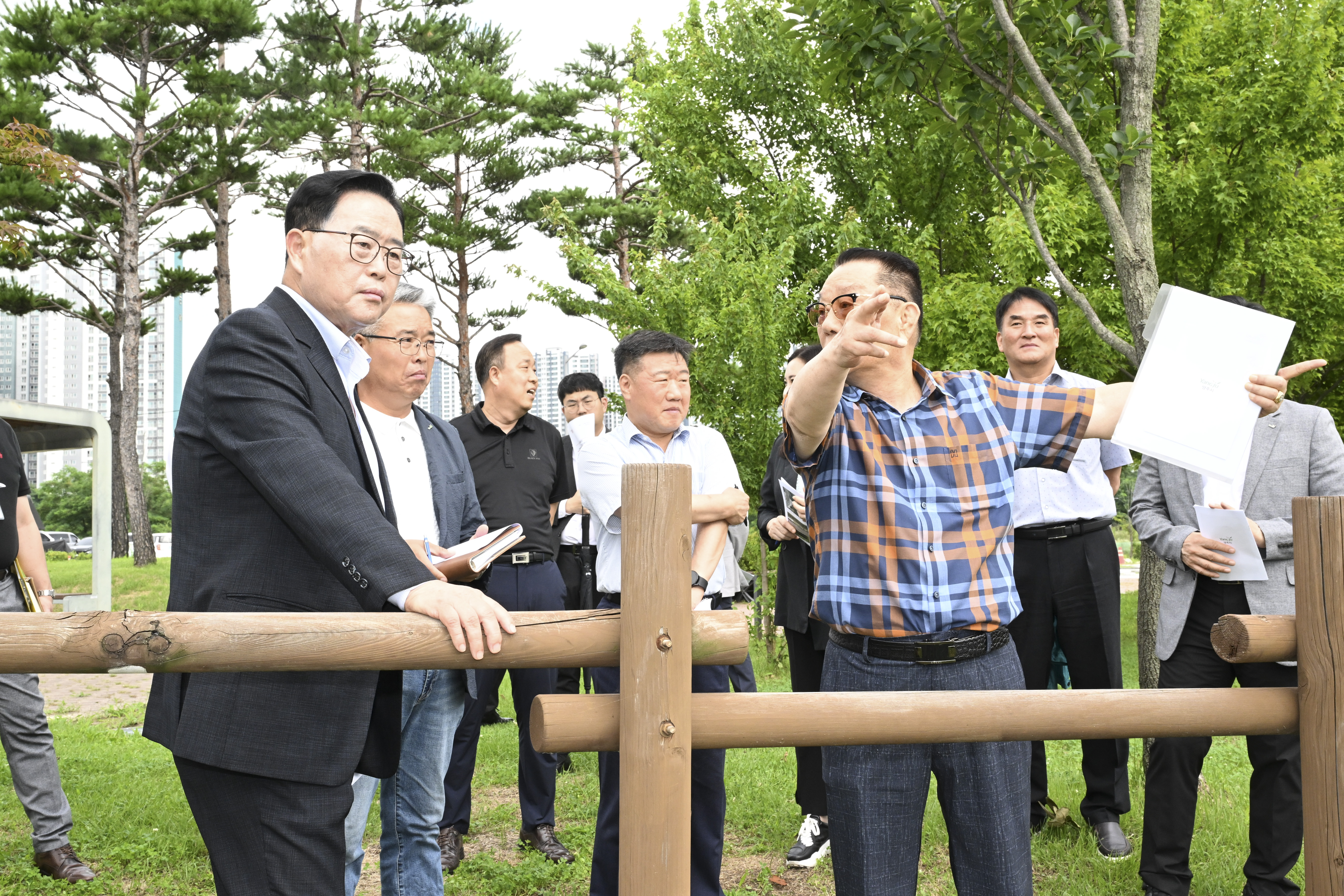 강수현 양주시장, 옥정호수공원 현장점검…“수질·조경 정비로 시민 쉼터 조성”