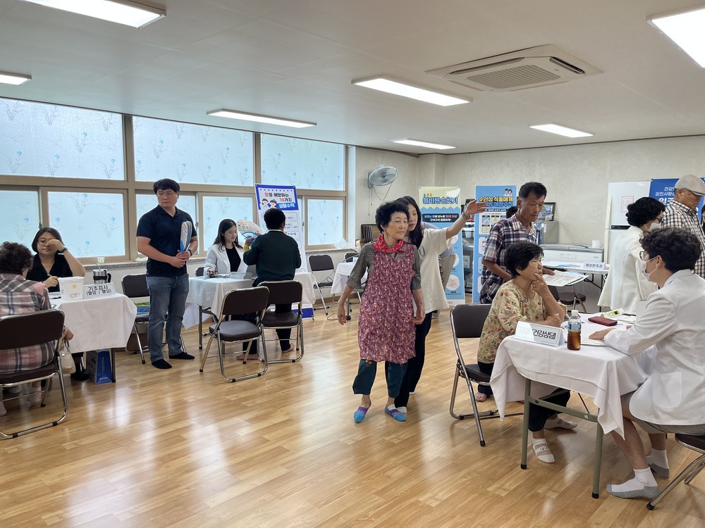 강진군 보건소, 찾아가는 ‘생생건강데이’ 만족도 최고