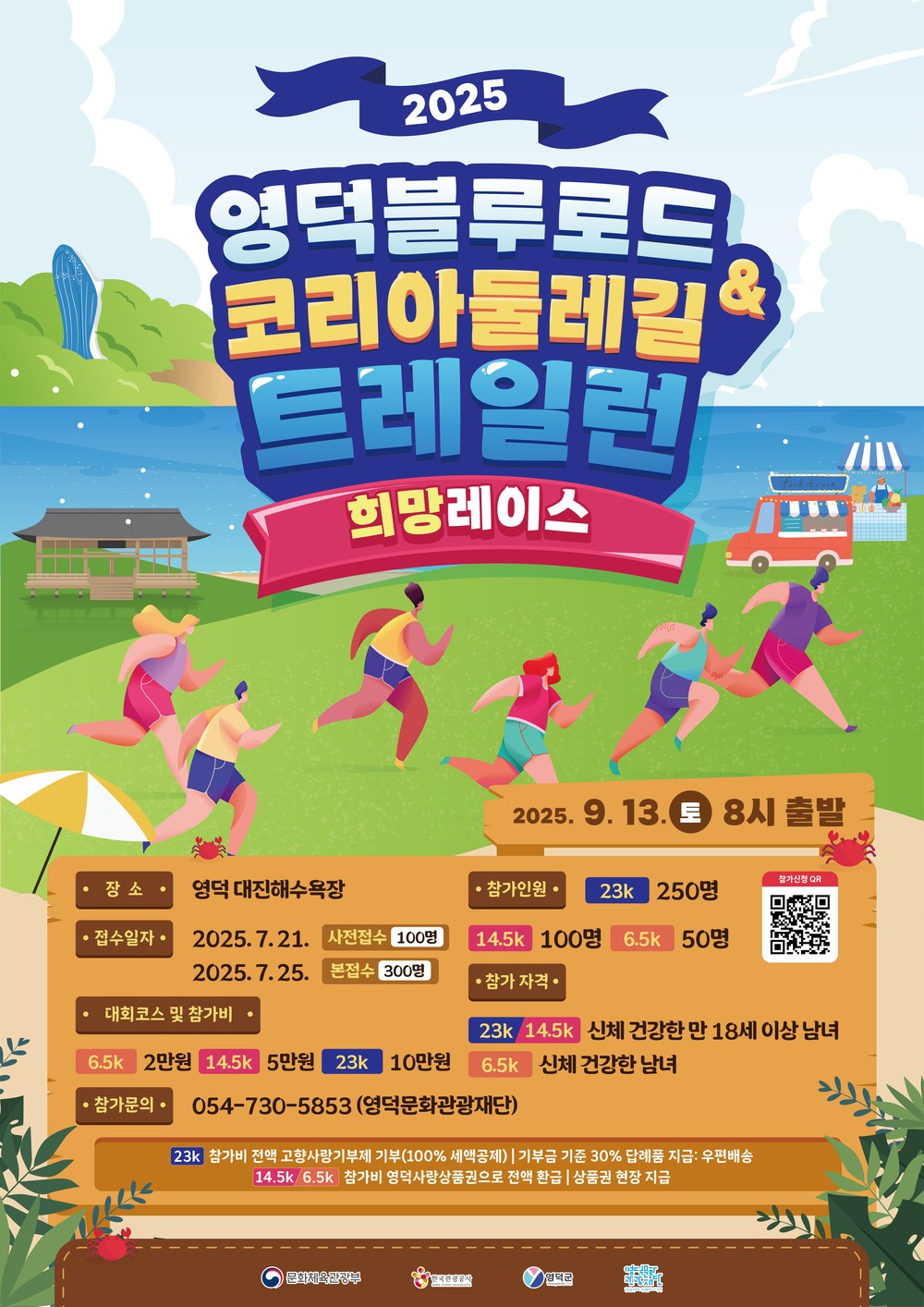 영덕 블루로드, 트레일런 희망레이스 참가자 모집