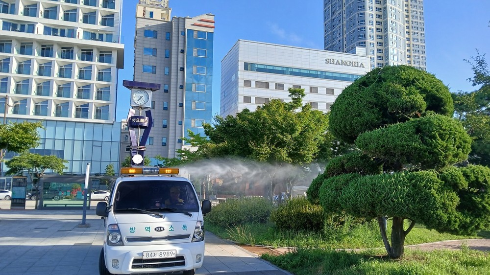 목포시, 감염병 예방 집중 방역소독 실시
