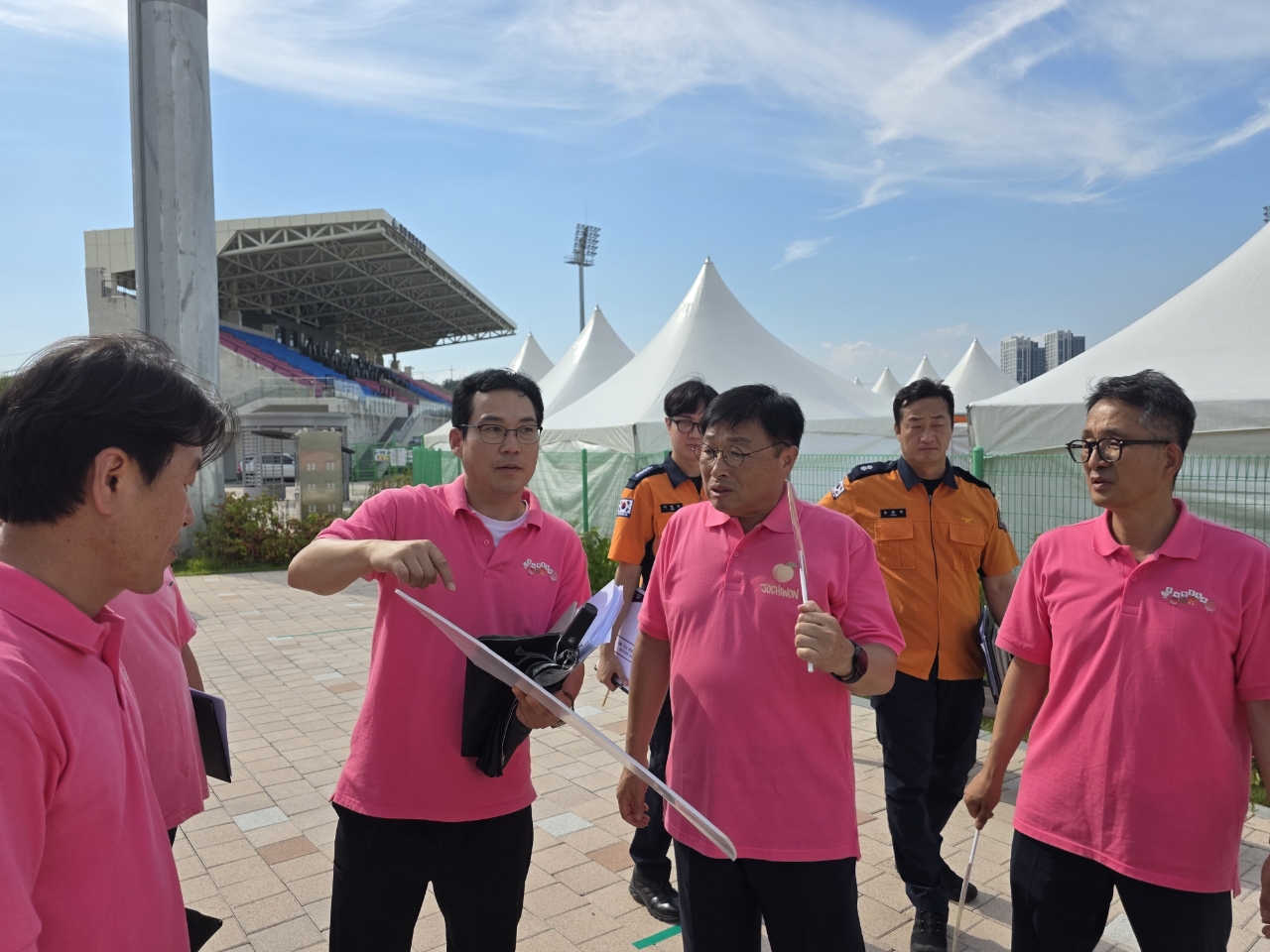 이승원 부시장, 조치원복숭아 축제 현장 점검