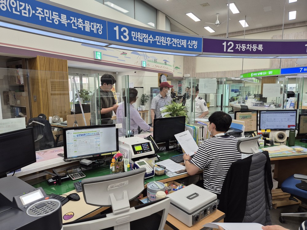 강진군, 특이민원 대응 모의훈련 실시