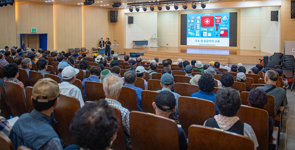 영도구, 노인일자리 팀장 어르신 대상 ‘현장 안전관리교육’운영