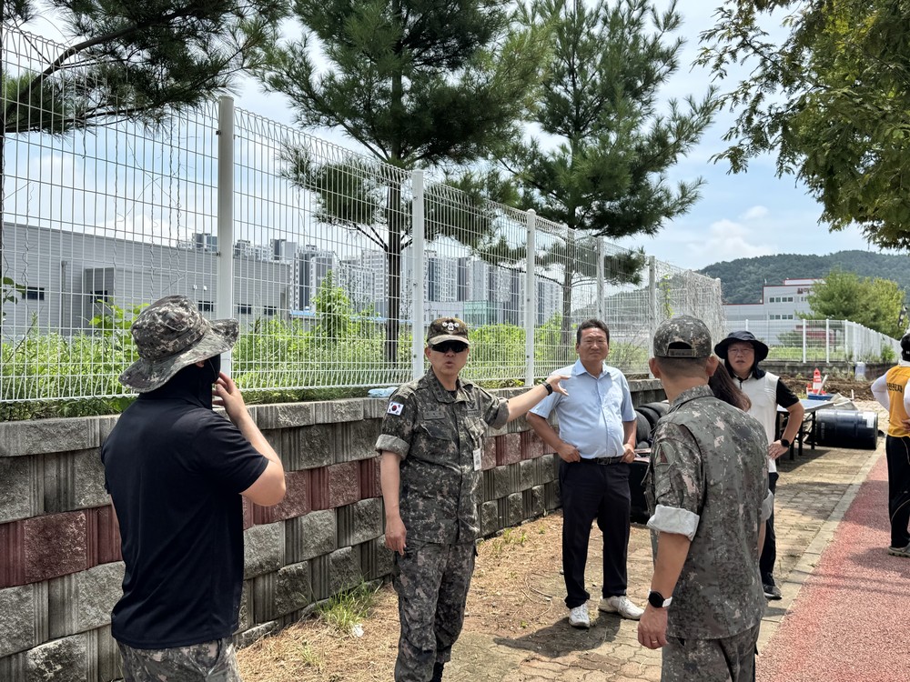 천안 수해 복구에 군 장병 300여 명 투입