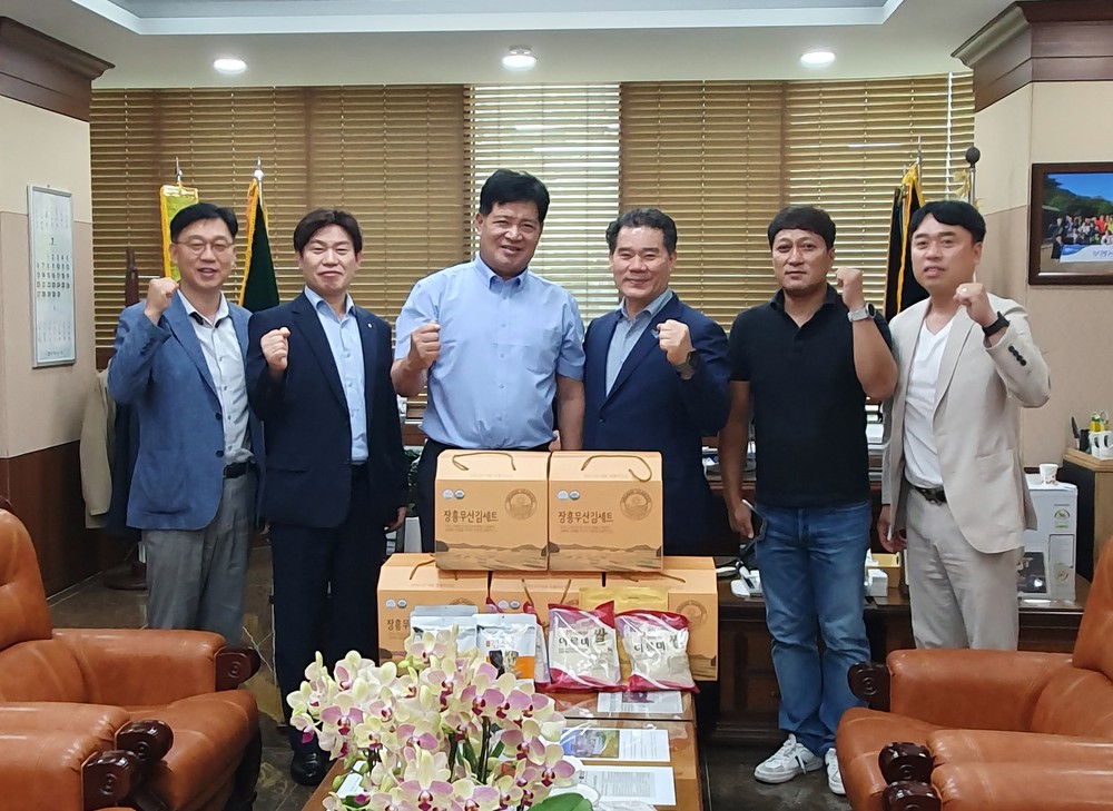 장흥관산농협, 무산김 홍보 위해 수도권 주요 인사와 연이어 미팅