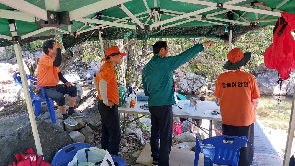 밀양시 산내면, 휴가철 맞이 물놀이 안전 점검 실시