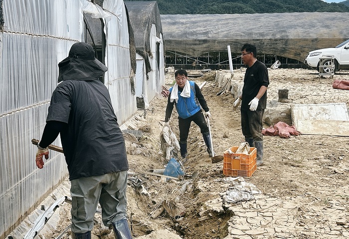 금정구, 자매도시 산청군 호우 피해복구 지원 나서