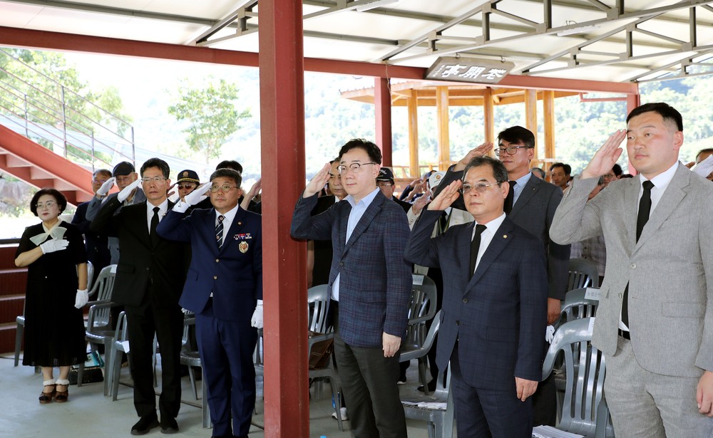 하동군, 제75주기 화개전투 전몰학도병 추모제 거행